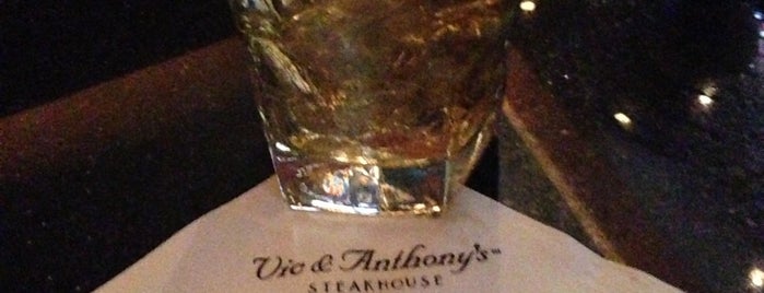 Vic & Anthony's Steakhouse is one of houston nothing.