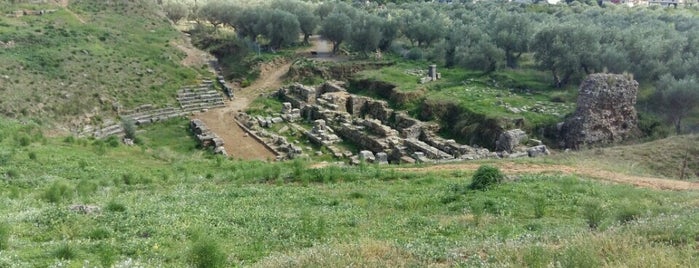 Αρχαίο Θέατρο Σπάρτης is one of Locais salvos de Spiridoula.