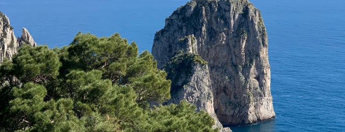 Belvedere Tragara is one of Capri.