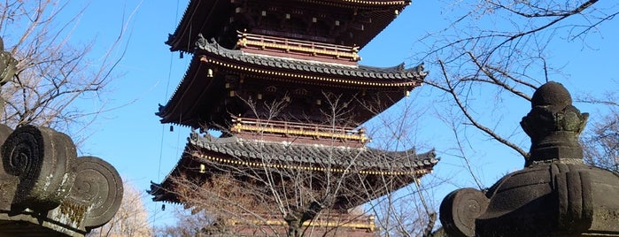 The Five-storied Pagoda of the Former Kan'ei-ji Temple is one of Lugares guardados de Eduardo.