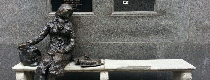 Eleanor Rigby Statue is one of Liverpool, England.