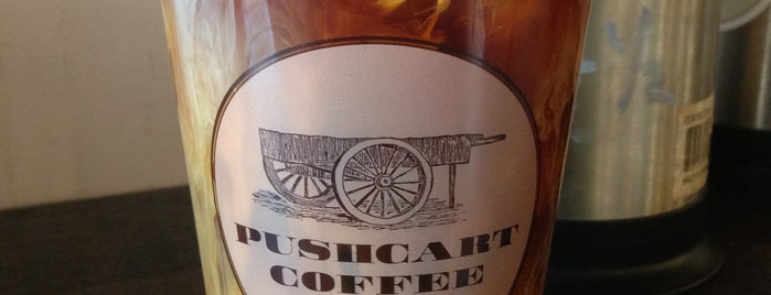 Pushcart Coffee is one of Espresso - Manhattan < 23rd.