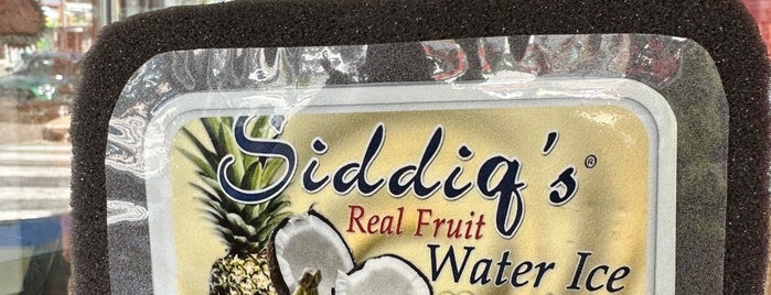 Siddiq's Real Fruit Water Ice is one of To Try.