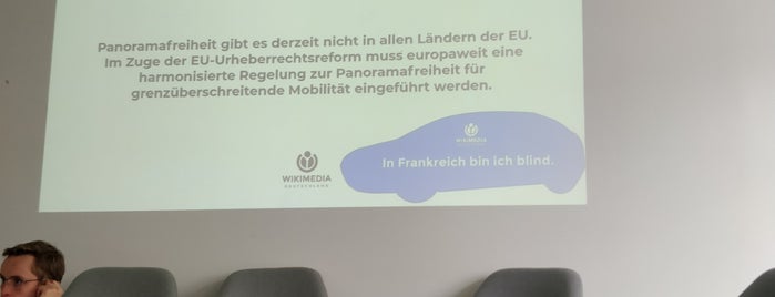 Wikimedia Deutschland is one of X-Berg für Fortgeschrittene.