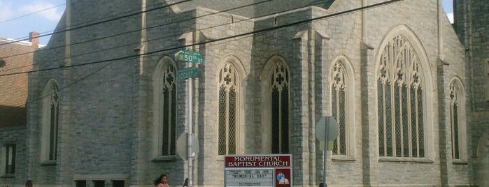 Monumental Baptist Church is one of Places I Must revisit!.