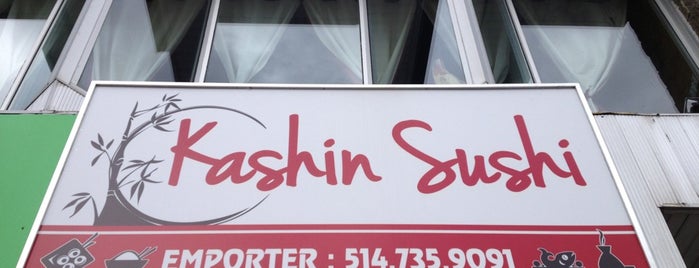 Kashin Sushi is one of Montréal.