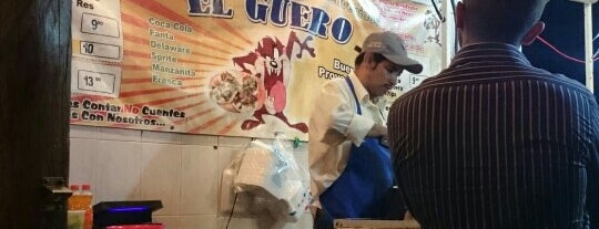 Tacos El Güero is one of สถานที่ที่ York ถูกใจ.
