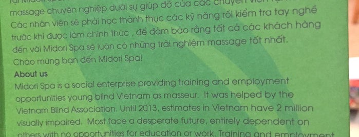 Midori Spa is one of vietnam.