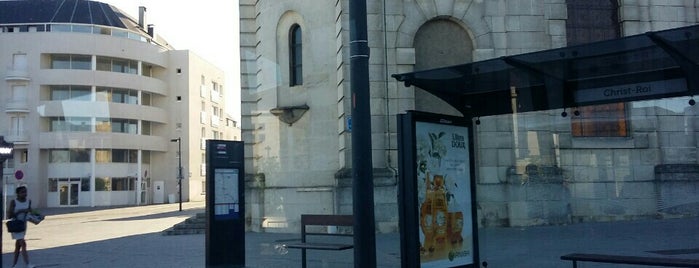 Station Christ Roi Ⓐ is one of Tramway A de Tours.