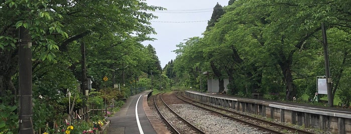 Noto-Kashima Station is one of Sakura Pavements.