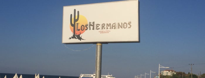 Los Hermanos Beach Club is one of สถานที่ที่บันทึกไว้ของ Gizemli.