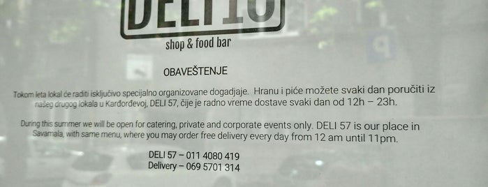 Deli 10 is one of Nikola's Saved Places.