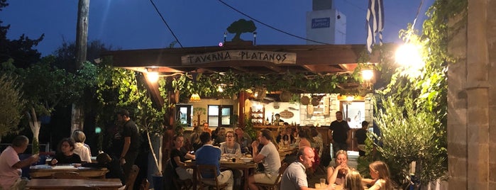 Platanos Taverna is one of Rhodos.