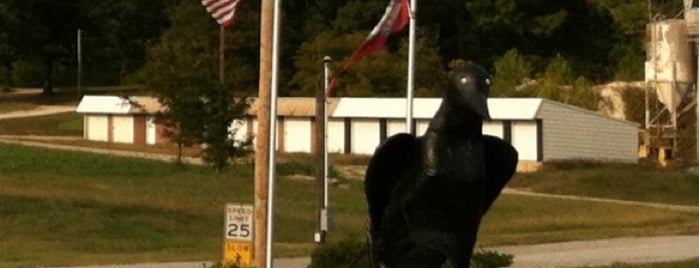 Ravenden Raven Statue is one of World's Largest ____ in the US.