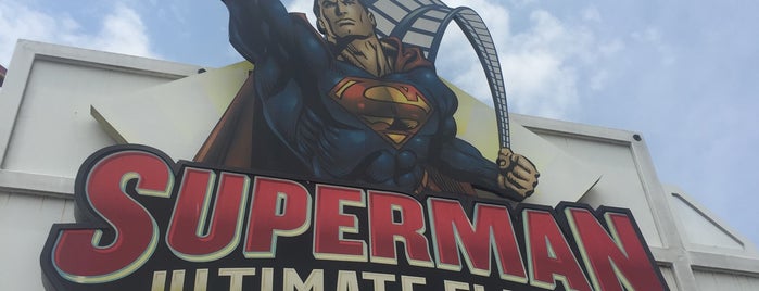 Superman: Ultimate Flight is one of SIX FLAGS OVER GEORGIA.