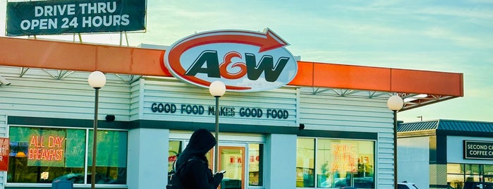 A&W is one of Guide to Edmonton's best spots.