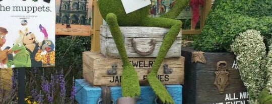 Kermit And Ms Piggy Topiary is one of Posti che sono piaciuti a Lizzie.