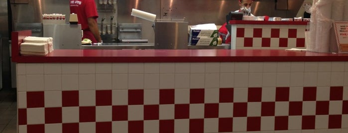 Five Guys is one of Top picks for Burger Joints.