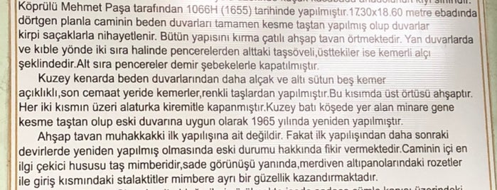 Köprülü Mehmet Paşa Camii is one of Bilecik | Spirituel Merkezler.