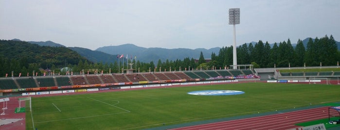 維新みらいふスタジアム is one of Jリーグスタジアム.