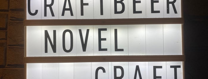 Novel Craft is one of Beer.