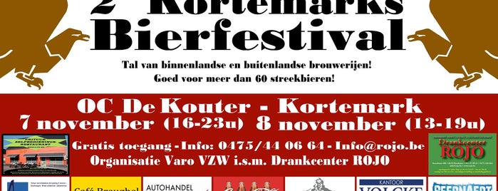 Kortemarks Bierfestival is one of Belgium / Events / Beer Festivals.
