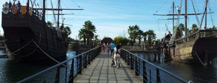 Muelle de Las Carabelas is one of Turismo Huelva - Huelva tourism.