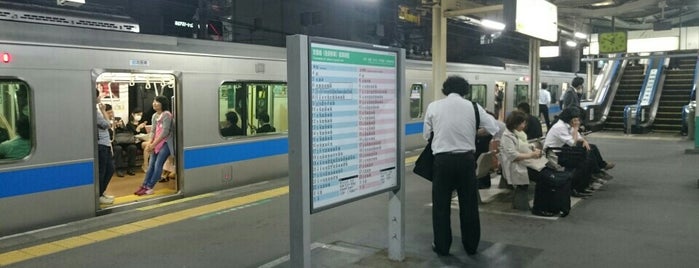 Shim-Matsudo Station is one of 多摩急行(Tama Exp.) [小田急線/千代田線/常磐線].