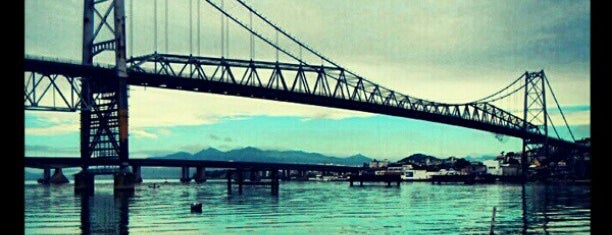 Ponte Hercílio Luz is one of Florianópolis/SC.