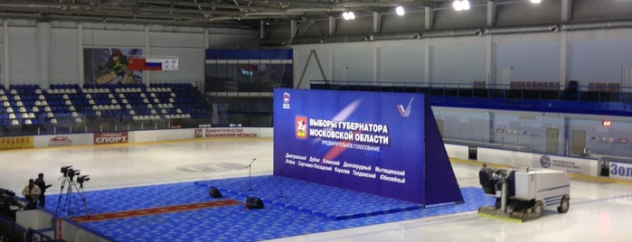 Ледовый дворец «Дмитров» is one of хоккей.