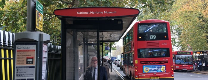National Maritime Museum Bus Stop is one of Buses.