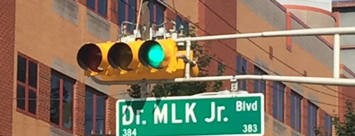 Central Avenue (MLK Blvd) is one of Rutgers University.