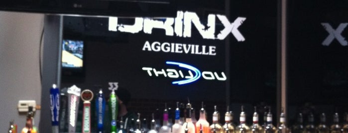 Drinx is one of Aggieville Bars.