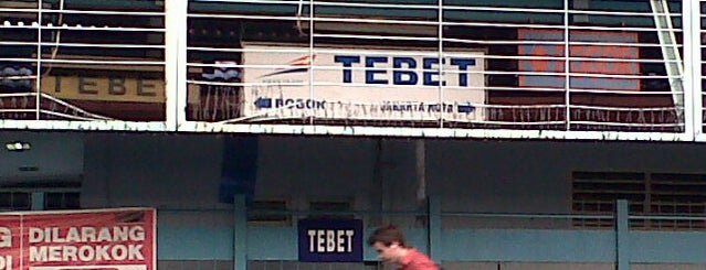 Stasiun Tebet is one of Train Station Bogor Tanah Abang Jakarta.