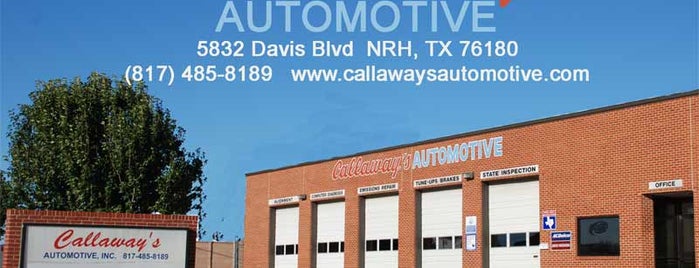 Callaway's Automotive is one of Kate'nin Beğendiği Mekanlar.