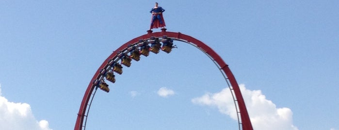 SUPERMAN: Krypton Coaster is one of Roller Coaster Mania.