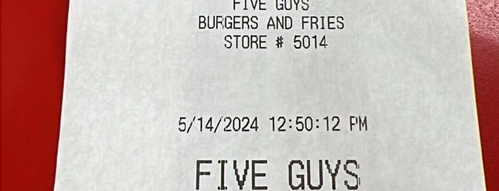 Five Guys is one of Hong Kong.