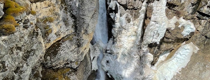 Upper Falls of Johnston Canyon is one of Banff National Park.