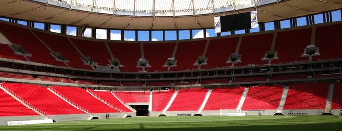 Estádio Nacional de Brasília Mané Garrincha is one of World Cup 2014 Stadiums.