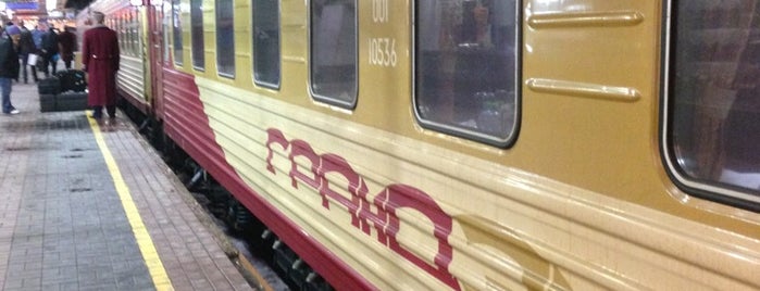 Поезд № 54/53 «Гранд Экспресс» Москва - Санкт-Петербург is one of Orte, die Алексей gefallen.
