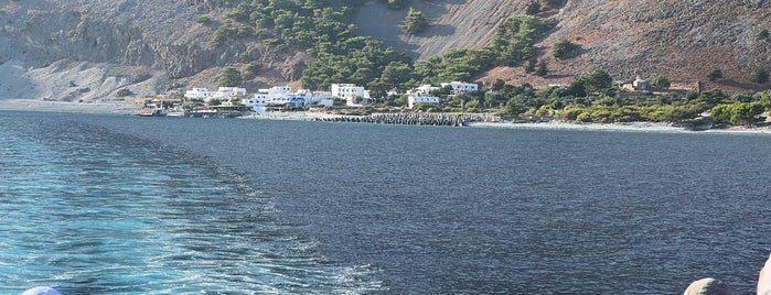 Agia Roumeli is one of Chania Crete.