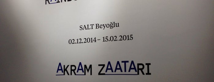 SALT Beyoğlu is one of İstanbul'daki sergi mekanları.