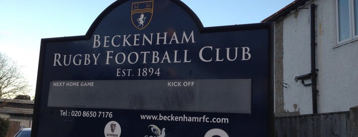 Beckenham Rugby Football Club is one of Pubs - London South East.