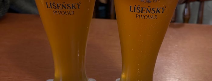 Líšeňský pivovar is one of Prague Vinohrady.