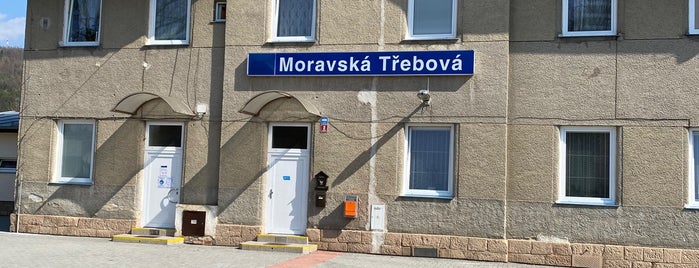 Železniční stanice Moravská Třebová is one of Železniční stanice ČR (M-O).