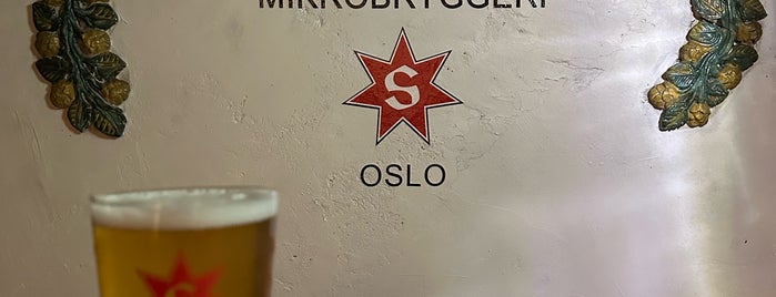 Schouskjelleren Mikrobryggeri is one of Oslo 2014.