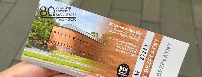 Muzeum Katyńskie is one of Warsaw.