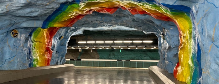 Stadion T-bana is one of Stockholm T-Bana (Tunnelbana/Metro/U-Bahn).