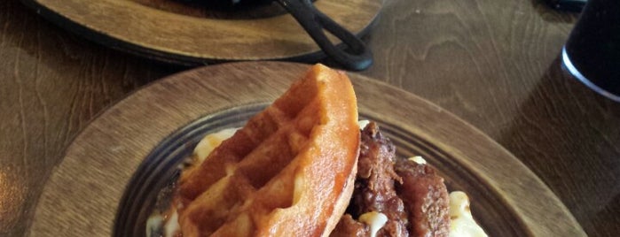 Jus' Mac is one of The 15 Best Places for Waffles in Houston.