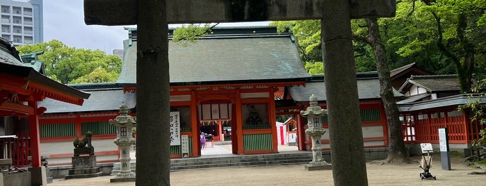 Sumiyoshi-jinja Shrine is one of religion.